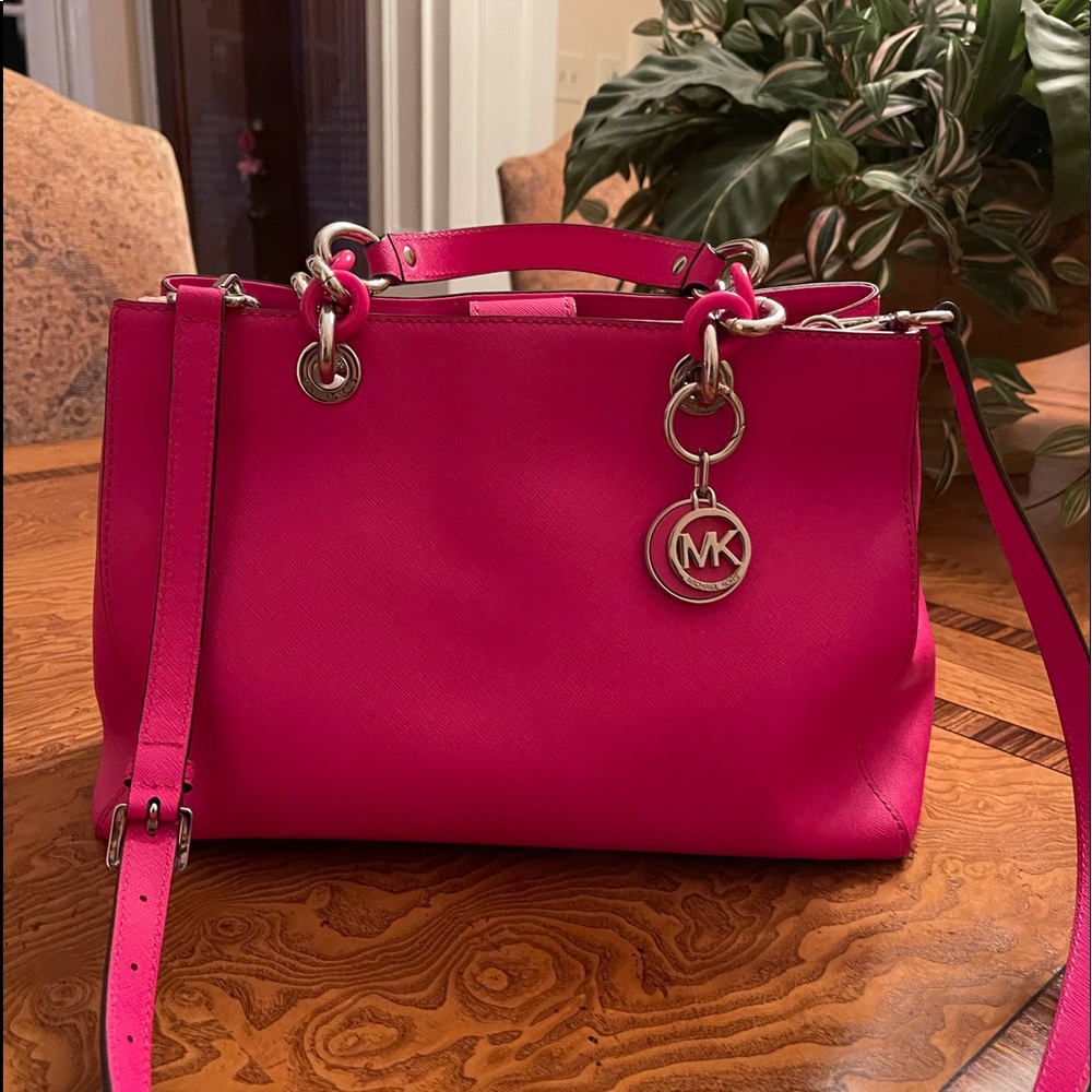 Michael Kors Fuchsia Satchel